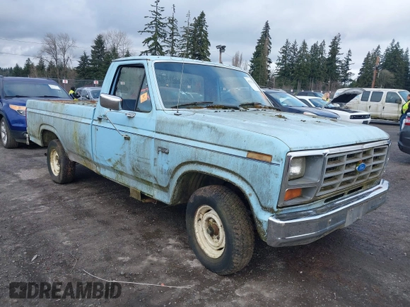1985 Ford F-150 with VIN 1FTCF15Y1FPA04347, listed as a IAAI auction lot 41767150 with 39,229 mi miles. Bid and sale history available at carsss.com. Image 1.