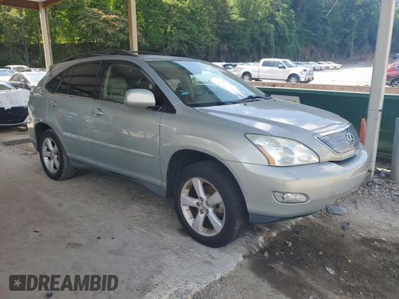 2007 Lexus RX 350 z VIN 2T2GK31UX7C015810, wystawiony jako Copart lot #58142305 z przebiegiem 186 571 mil mil oraz Szkoda całkowita • Salvage title. Historia ofert i sprzedaży dostępna na DreamBid. Obrazek 4.