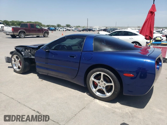 2004 Chevrolet Corvette with VIN 1G1YY22G345106798, listed as a Copart auction lot 61340434 with 45,105 mi miles and Salvage Title. Bid and sale history available at DreamBid. Image 2.