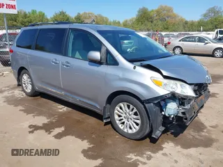 2011 Toyota Sienna XLE AAS with VIN 5TDYK3DC0BS150354, listed as a IAAI auction lot 42216200 with 161,395 mi miles and . Bid and sale history available at DreamBid. Image 1.