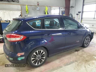 2017 Ford C-Max Titanium z VIN 1FADP5FU2HL110231, wystawiony jako Copart lot #53205385 z przebiegiem 75 187 mil mil oraz Szkody całkowita. Historia ofert i sprzedaży dostępna na DreamBid. Obrazek 3.
