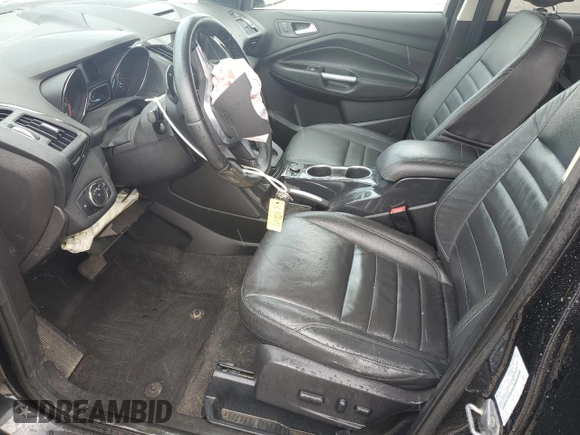2015 Ford Escape Titanium with VIN 1FMCU9J91FUA38787, listed as a Copart auction lot 59749735 with 132,536 mi miles and Salvage title. Bid and sale history available at DreamBid. Image 7.