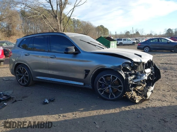 2021 BMW X3 M z VIN 5YMTS0C03M9F05142, wystawiony jako IAAI lot #41264911 z przebiegiem Nie podano mil oraz . Historia ofert i sprzedaży dostępna na DreamBid. Obrazek 1.