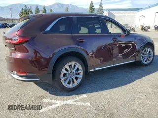 2024 Mazda CX-90 Premium z VIN JM3KKDHD8R1113467, wystawiony jako Copart lot #50405355 z przebiegiem 10 267 mil mil oraz Szkody całkowita. Historia ofert i sprzedaży dostępna na DreamBid. Obrazek 3.