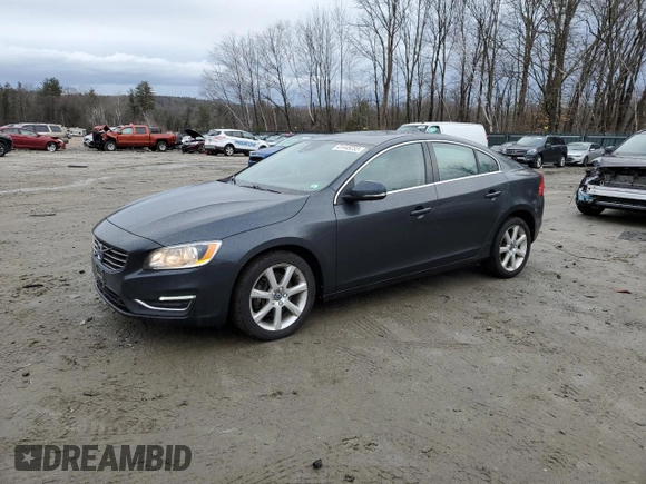 2016 Volvo S60 T5 Premier with VIN YV1612TK1G2397954, listed as a Copart auction lot 41445233 with 166,031 mi miles. Bid and sale history available at carsss.com. Image 1.