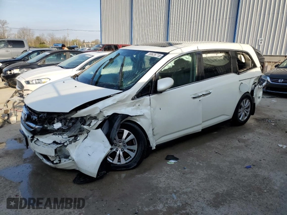 2016 Honda Odyssey EX-L with VIN 5FNRL5H60GB044127, listed as a Copart auction lot 50626715 with Not Provided miles and Non Repairable. Bid and sale history available at carsss.com. Image 1.