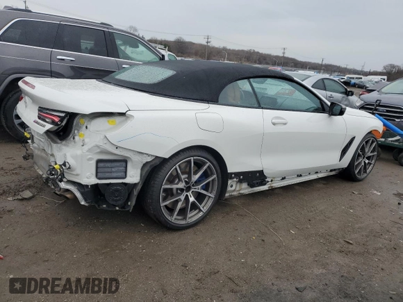 2019 BMW 8 Series M850i xDrive with VIN WBAFY4C58KBX39218, listed as a Copart auction lot 44807204 with 37,009 mi miles. Bid and sale history available at carsss.com. Image 3.