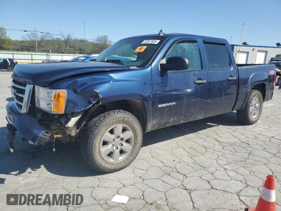 2012 GMC Sierra 1500 SLE with VIN 3GTP2VE71CG171223, listed as a Copart auction lot 52067805 with 157,329 mi miles and Salvage Title. Bid and sale history available at DreamBid. Image 1.