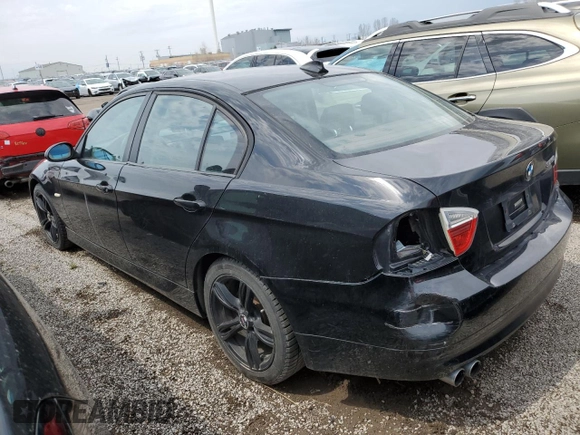 2006 BMW 3 Series 325i with VIN WBAVB13546KR66469, listed as a Copart auction lot 50187625 with 185,677 mi miles and Clean Title. Bid and sale history available at carsss.com. Image 2.