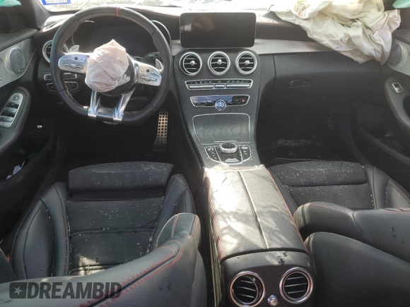 2020 Mercedes-Benz C 43 AMG with VIN 55SWF6EB7LU333645, listed as a Copart auction lot 78242914 with Not provided miles and Salvage title. Bid and sale history available at DreamBid. Image 8.