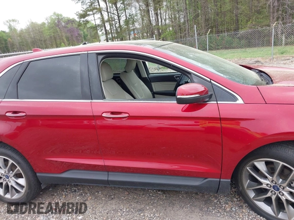 2016 Ford Edge Titanium with VIN 2FMPK4K81GBC29634, listed as a IAAI auction lot 41951816 with 58,400 mi miles. Bid and sale history available at carsss.com. Image 13.