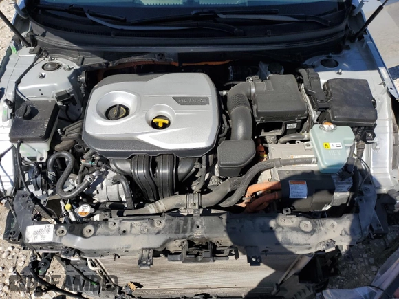 2016 Hyundai Sonata Hybrid SE with VIN KMHE24L14GA022983, listed as a Copart auction lot 48523255 with 112,896 mi miles and Salvage Title. Bid and sale history available at carsss.com. Image 11.