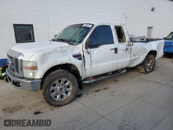 2008 Ford Super Duty F-250 SRW XL with VIN 1FTSX21R48EB80790, listed as a Copart auction lot 85696424 with 181,098 mi miles and Salvage Title. Bid and sale history available at carsss.com. Image 1.