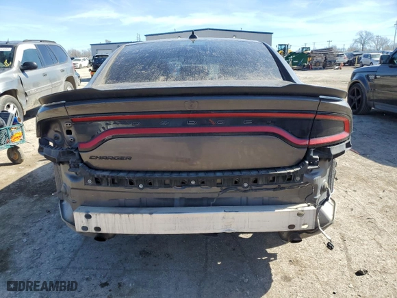 2017 Dodge Charger SXT with VIN 2C3CDXJG6HH638982, listed as a Copart auction lot 46188125 with 65,682 mi miles and Salvage Title. Bid and sale history available at carsss.com. Image 6.