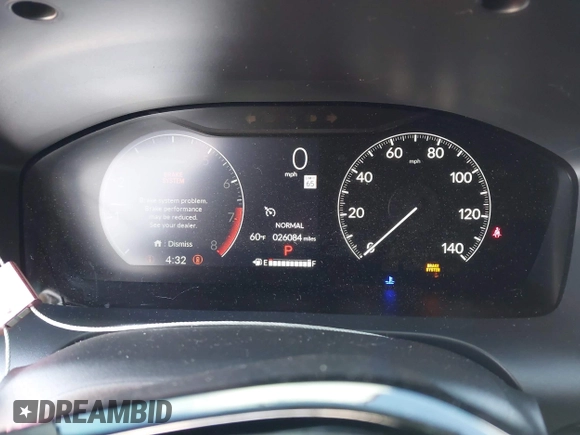 2024 Honda HR-V EX-L z VIN 3CZRZ1H7XRM736789, wystawiony jako IAAI lot #41934334 z przebiegiem 26 084 mil mil oraz . Historia ofert i sprzedaży dostępna na DreamBid. Obrazek 7.
