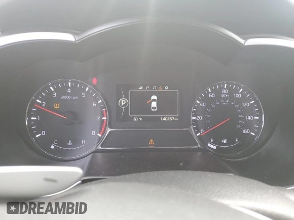 2015 Kia Optima SX z VIN 5XXGR4A73FG517727, wystawiony jako Copart lot #87315374 z przebiegiem 140 257 mil mil oraz Szkoda całkowita • Salvage title. Historia ofert i sprzedaży dostępna na DreamBid. Obrazek 9.