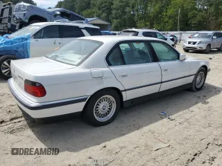 1998 BMW 7 Series 740il with VIN WBAGJ8323WDM17893, listed as a Copart auction lot 69853684 with 155,155 mi miles and Clean Title. Bid and sale history available at carsss.com. Image 3.