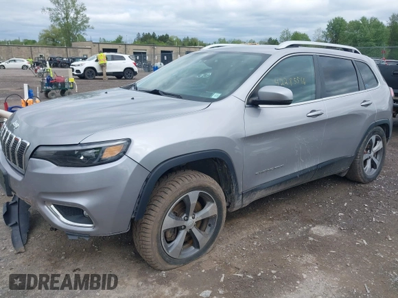 2019 Jeep Cherokee Limited with VIN 1C4PJMDXXKD451183, listed as a IAAI auction lot 42285516 with 83,789 mi miles and . Bid and sale history available at DreamBid. Image 2.
