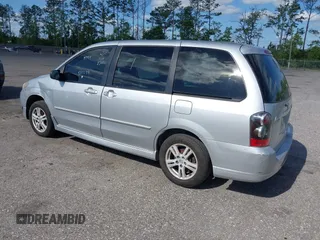 2005 Mazda MPV LX with VIN JM3LW28A850537234, listed as a IAAI auction lot 42048281 with 228,925 mi miles. Bid and sale history available at carsss.com. Image 3.