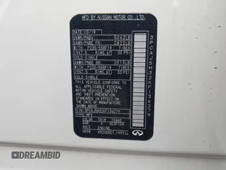 2019 Infiniti QX50 Essential with VIN 3PCAJ5M32KF136279, listed as a IAAI auction lot 41976850 with 61,606 mi miles and . Bid and sale history available at DreamBid. Image 9.