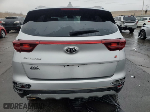 2020 Kia Sportage S with VIN KNDP6CAC5L7702138, listed as a Copart auction lot 45701155 with 73,422 mi miles and Salvage Title. Bid and sale history available at carsss.com. Image 6.