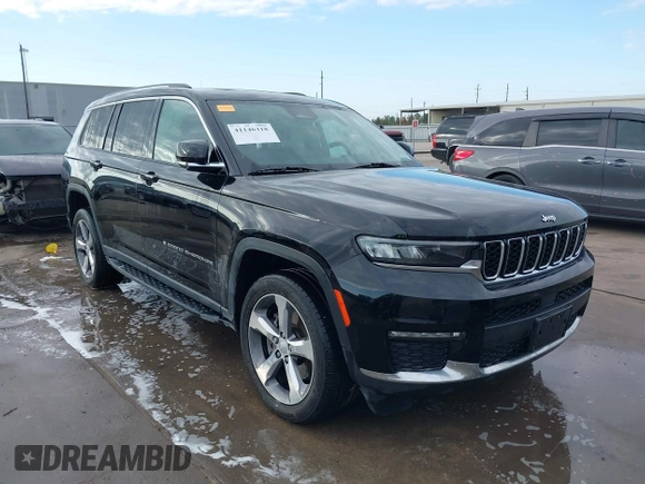 2021 Jeep Grand Cherokee Limited with VIN 1C4RJJBG3M8204030, listed as a IAAI auction lot 41146318 with 62,278 mi miles and . Bid and sale history available at DreamBid. Image 1.