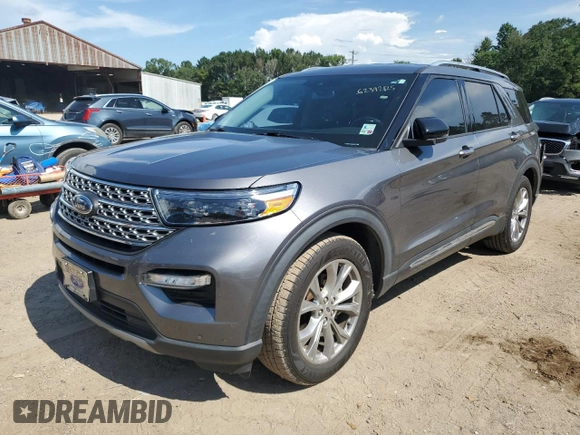 2021 Ford Explorer Limited z VIN 1FMSK7FH2MGC19009, wystawiony jako Copart lot #62392825 z przebiegiem 72 694 mil mil oraz Czysty tytuł • Clean title. Historia ofert i sprzedaży dostępna na DreamBid. Obrazek 1.