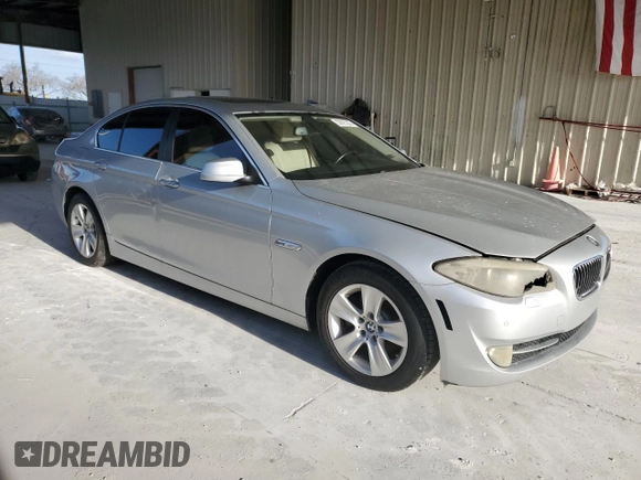 2011 BMW 5 Series 528i with VIN WBAFR1C50BC743740, listed as a Copart auction lot 50925205 with Not Provided miles and Clean Title. Bid and sale history available at carsss.com. Image 4.