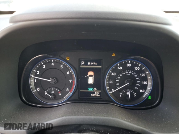 2022 Hyundai Kona SE with VIN KM8K2CAB9NU923478, listed as a Copart auction lot 46945545 with 59,533 mi miles and Salvage Title. Bid and sale history available at carsss.com. Image 9.