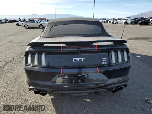 2018 Ford Mustang GT Premium with VIN 1FATP8FF0J5107899, listed as a Copart auction lot 86661934 with 62,200 mi miles and Salvage title. Bid and sale history available at DreamBid. Image 6.