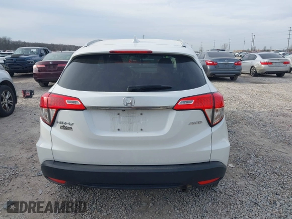 2022 Honda HR-V EX with VIN 3CZRU6H55NM767243, listed as a IAAI auction lot 41811186 with 33,445 mi miles. Bid and sale history available at carsss.com. Image 16.