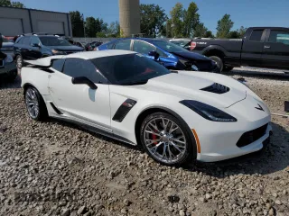 2017 Chevrolet Corvette Z06 3LZ with VIN 1G1YU2D64H5602862, listed as a Copart auction lot 69584994 with 57,376 mi miles and Clean Title. Bid and sale history available at carsss.com. Image 4.