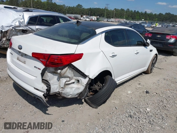 2013 Kia Optima EX with VIN 5XXGN4A72DG257698, listed as a IAAI auction lot 42056867 with 153,846 mi miles and . Bid and sale history available at DreamBid. Image 4.