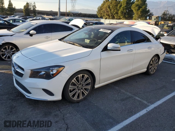 2019 Mercedes-Benz CLA with VIN WDDSJ4EBXKN699298, listed as a Copart auction lot 71964832 with 50,130 mi miles. Bid and sale history available at carsss.com. Image 1.