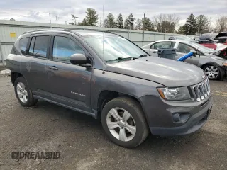 2015 Jeep Compass Sport with VIN 1C4NJCBB6FD373256, listed as a Copart auction lot 43648085 with 112,645 mi miles and Salvage Title. Bid and sale history available at carsss.com. Image 4.