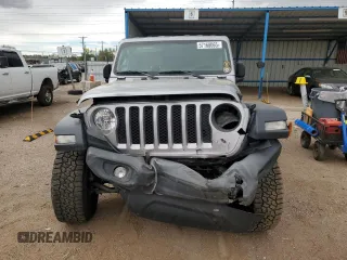 2018 Jeep Wrangler Unlimited Sport S с VIN 1C4HJXDG7JW138049, выставлен на аукционе Copart как лот 57168065 с пробегом 53 267 миль миль и Списание • Salvage title. История ставок и продаж доступна на DreamBid. Изображение 5.