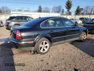 2004 Volkswagen Passat GLX with VIN WVWRH63BX4P143681, listed as a Copart auction lot 86345314 with 186,634 mi miles and Salvage title. Bid and sale history available at DreamBid. Image 3.