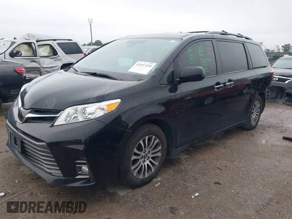 2019 Toyota Sienna XLE Auto Access Seat with VIN 5TDYZ3DC2KS977512, listed as a IAAI auction lot 42437255 with 41,877 mi miles and . Bid and sale history available at DreamBid. Image 17.
