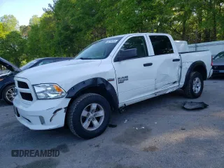 2019 Ram 1500 Tradesman z VIN 1C6RR7KT9KS646990, wystawiony jako Copart lot #52724345 z przebiegiem 61 540 mil mil oraz Szkoda całkowita • Salvage title. Historia ofert i sprzedaży dostępna na DreamBid. Obrazek 1.