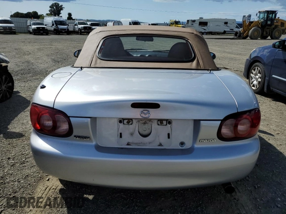 2001 Mazda MX-5 Miata with VIN JM1NB353810204843, listed as a Copart auction lot 51855565 with 147,012 mi miles and Salvage Title. Bid and sale history available at DreamBid. Image 6.