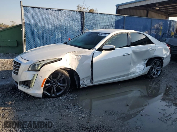 2016 Cadillac CTS V-Sport RWD with VIN 1G6AU5S89G0172954, listed as a Copart auction lot 46909125 with 171,137 mi miles and Salvage Title. Bid and sale history available at DreamBid. Image 1.