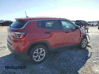 2025 Jeep Compass Sport with VIN 3C4NJDAN9ST520806, listed as a Copart auction lot 43382175 with Not provided miles and Salvage title. Bid and sale history available at DreamBid. Image 3.