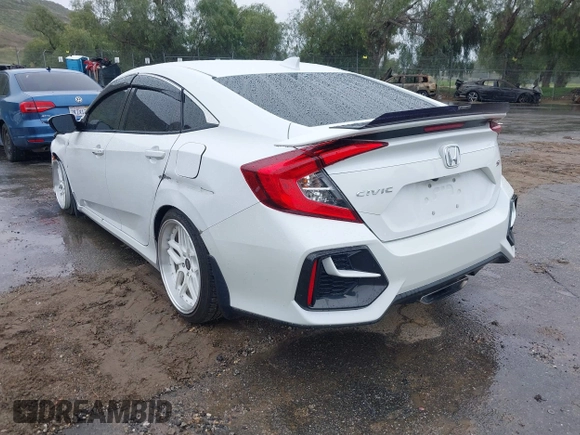 2020 Honda Civic Si z VIN 2HGFC1E59LH707630, wystawiony jako IAAI lot #41764310 z przebiegiem 116 714 mil mil oraz . Historia ofert i sprzedaży dostępna na DreamBid. Obrazek 3.