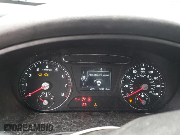 2016 Kia Sorento EX with VIN 5XYPH4A59GG049811, listed as a Copart auction lot 48204195 with 224,217 mi miles and Clean title. Bid and sale history available at DreamBid. Image 9.