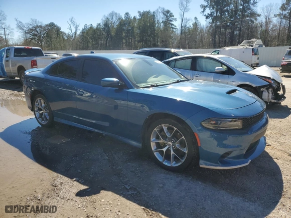 2021 Dodge Charger GT with VIN 2C3CDXHG4MH548939, listed as a Copart auction lot 46536125 with NaN miles and Salvage Title. Bid and sale history available at carsss.com. Image 4.