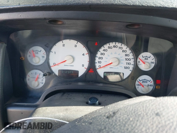 2005 Dodge 2500 SLT with VIN 3D7KS28C45G833760, listed as a IAAI auction lot 41412577 with 312,323 mi miles and . Bid and sale history available at DreamBid. Image 7.