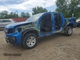 2021 Chevrolet Colorado 4WD LT z VIN 1GCGTCEN0M1298786, wystawiony jako Copart lot #57600825 z przebiegiem 38 337 mil mil oraz Szkoda całkowita • Salvage title. Historia ofert i sprzedaży dostępna na DreamBid. Obrazek 1.