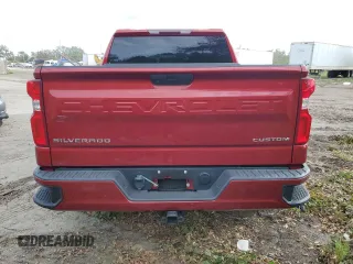 2021 Chevrolet Silverado 1500 Custom with VIN 3GCPYBEHXMG161443, listed as a Copart auction lot 74693364 with 52,969 mi miles and Salvage Title. Bid and sale history available at DreamBid. Image 6.
