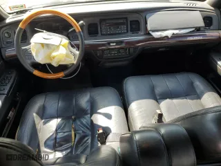 2003 Mercury Grand Marquis LS Premium with VIN 2MEFM75W03X650715, listed as a Copart auction lot 67927484 with 266,869 mi miles and Salvage Title. Bid and sale history available at carsss.com. Image 8.