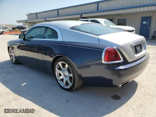 2014 Rolls-Royce Wraith with VIN SCA665C58EUX84660, listed as a Copart auction lot 76050444 with 46,271 mi miles and Salvage Title. Bid and sale history available at carsss.com. Image 2.